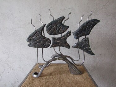 Sculpture titled "poisson" by Philippe Fautrez, Original Artwork