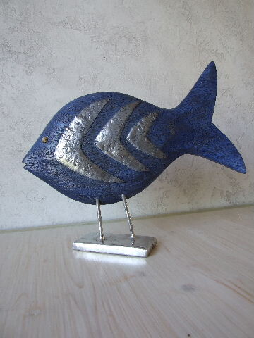Sculpture titled "poisson" by Philippe Fautrez, Original Artwork