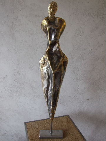 Sculpture titled "femme 12" by Philippe Fautrez, Original Artwork