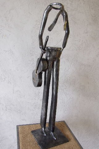 Sculpture intitulée "Baba cool" par Philippe Fautrez, Œuvre d'art originale