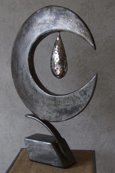 Sculpture titled "un peu avant" by Philippe Fautrez, Original Artwork