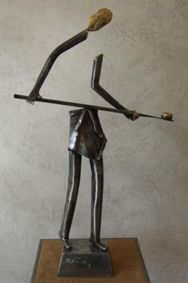 Sculpture intitulée "Juju la Biolange" par Philippe Fautrez, Œuvre d'art originale