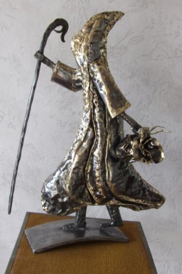Sculpture titled "Por el camino de Sa…" by Philippe Fautrez, Original Artwork