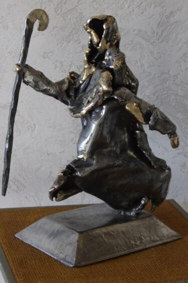 Скульптура под названием "Saint Jacques de Co…" - Philippe Fautrez, Подлинное произведение искусства