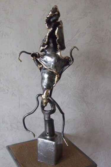 Sculpture intitulée "Vers l'Ailleurs" par Philippe Fautrez, Œuvre d'art originale