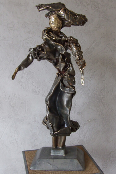 Rzeźba zatytułowany „La Dame froissée” autorstwa Philippe Fautrez, Oryginalna praca