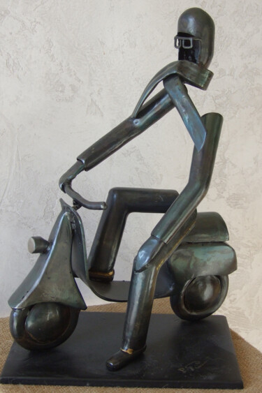 Sculpture intitulée "Le coup du père Fra…" par Philippe Fautrez, Œuvre d'art originale