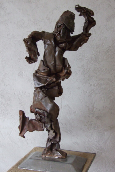 Sculpture titled "La bonne nouvelle" by Philippe Fautrez, Original Artwork