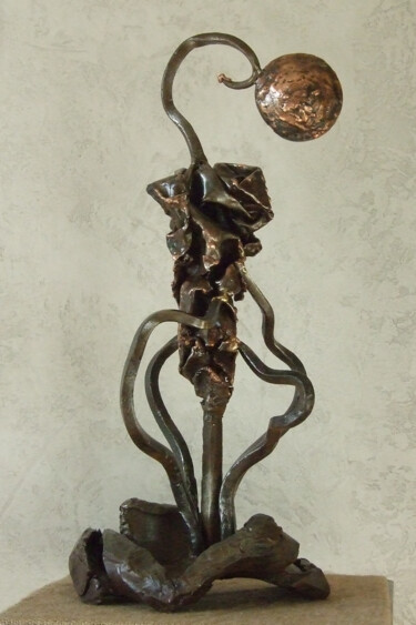 Sculpture intitulée "Les racines du futur" par Philippe Fautrez, Œuvre d'art originale