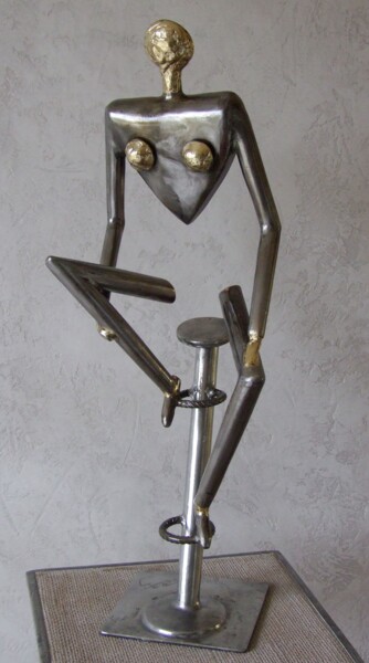 Skulptur mit dem Titel "Club privé" von Philippe Fautrez, Original-Kunstwerk