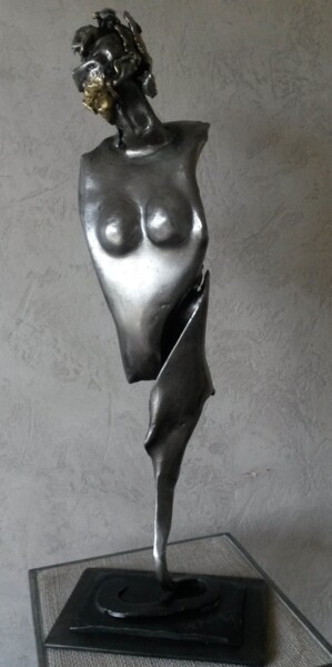 Sculpture titled "Sortie-de-nulle-par…" by Philippe Fautrez, Original Artwork