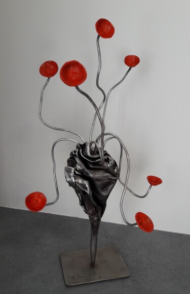 Sculpture titled "bouquet" by Philippe Fautrez, Original Artwork