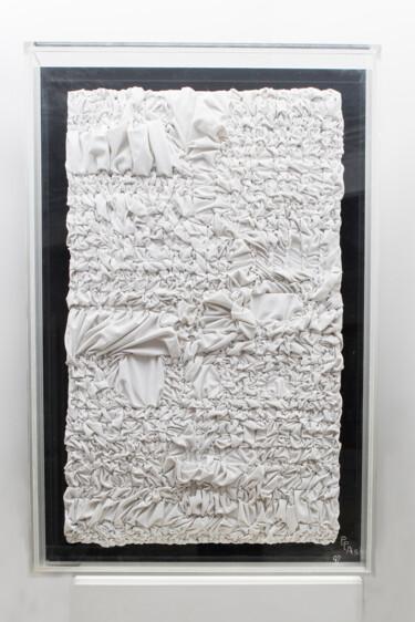 Sztuka tkaniny zatytułowany „Le grand blanc” autorstwa Philippe Haniez, Oryginalna praca, Tkanina