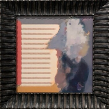 Pittura intitolato "AHMED ELGAMMAL: SCU…" da Philippe Hoerle-Guggenheim, Opera d'arte originale, Acrilico