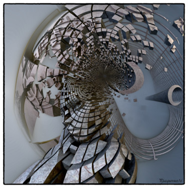 「compositeur.jpg」というタイトルのデジタルアーツ Philippe Jacquerouxによって, オリジナルのアートワーク, 2Dデジタルワーク
