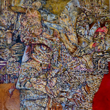 Peinture intitulée "L'HOMME-ARBRE" par Philippe Jullien, Œuvre d'art originale, Huile