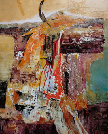 la mort du petit cheval Painting titled "la mort du petit ch…" by Philippe Jullien, Original Art, Acrylic