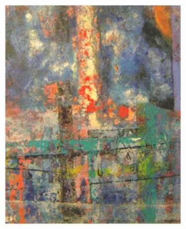 Painting titled "Avant l'Orage" by Philippe Karsenty, Original Artwork