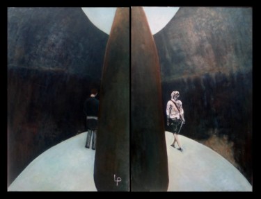 Peinture intitulée "labyrinte.jpg" par Philippe Langaud, Œuvre d'art originale
