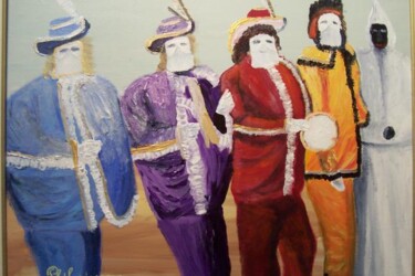 Painting titled "carnaval" by Philippe Lavigogne, Original Artwork