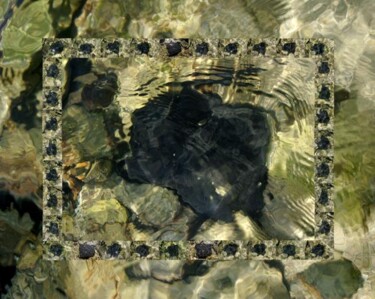 Photographie intitulée "rocher noir" par Philippe Leveau, Œuvre d'art originale