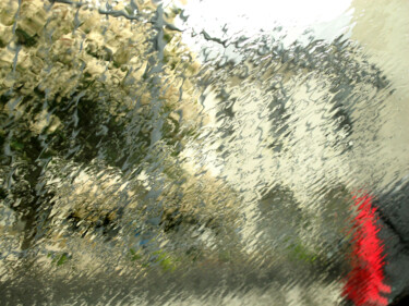 Photographie intitulée "passant rouge" par Philippe Leveau, Œuvre d'art originale
