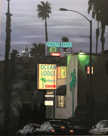 Peinture intitulée "Ocean Lodge - Santa…" par Philippe Manson, Œuvre d'art originale, Acrylique