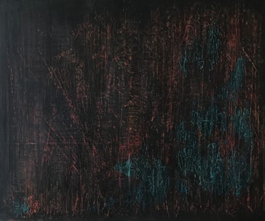 Картина под названием "MB2012AA" - Philippe Manson, Подлинное произведение искусства, Акрил Установлен на Деревянная рама дл…