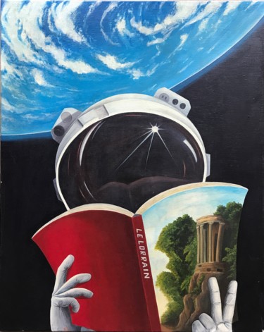 Peinture intitulée "Le rêve d'Icare I" par Philippe Manson, Œuvre d'art originale, Huile