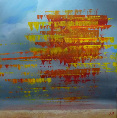 Pintura titulada "Sur l'épaule des gé…" por Philippe Manson, Obra de arte original, Acrílico Montado en Bastidor de camilla…