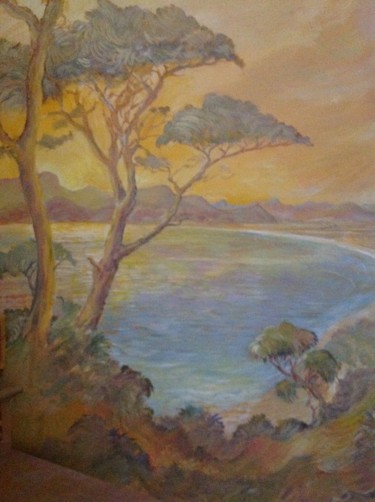 Painting titled "La Baie de l'Almana…" by Philippe Metaireau, Original Artwork, Acrylic