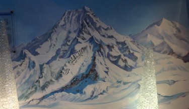 Painting titled ""Mount Mc Kinley, D…" by Philippe Metaireau, Original Artwork