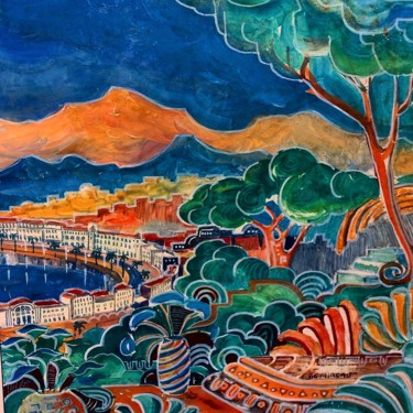 Painting titled ""La Baie de la Croi…" by Philippe Metaireau, Original Artwork