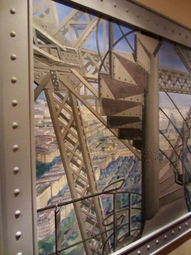 Peinture intitulée "Tour Eiffel Vertige" par Philippe Metaireau, Œuvre d'art originale