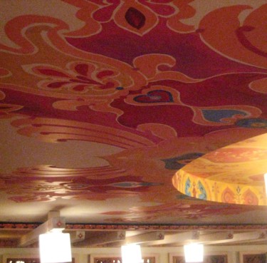 Painting titled "Indian Ceilings Hot…" by Philippe Metaireau, Original Artwork