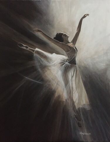 Peinture intitulée "Ballet" par Philippe Metayer, Œuvre d'art originale, Acrylique