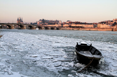 Fotografia intitolato "loire glace.jpeg" da Philippe Nannetti, Opera d'arte originale
