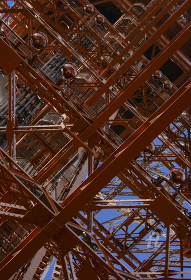 Photographie intitulée "structure eiffel.jpg" par Philippe Nannetti, Œuvre d'art originale