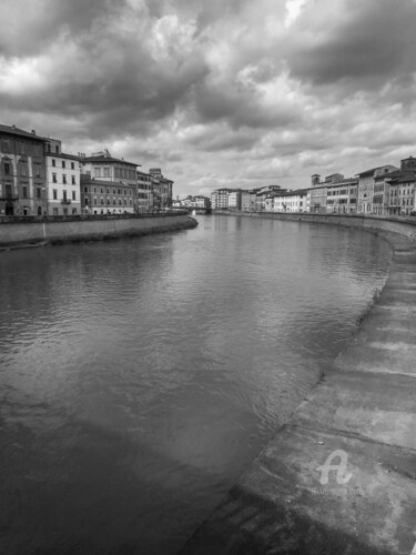 Фотография под названием "iphone Arno-Pisa.jpg" - Philippe Nannetti, Подлинное произведение искусства