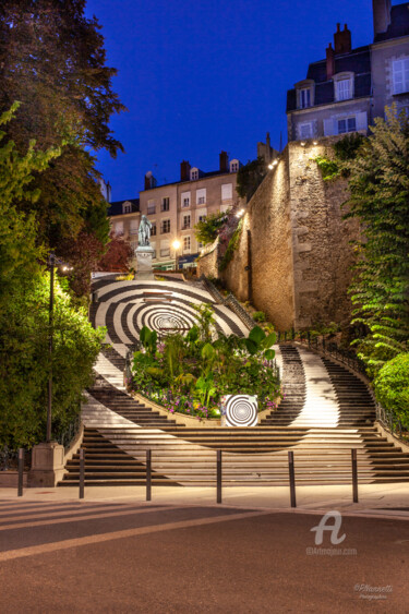 Photographie intitulée "habillage escaliers…" par Philippe Nannetti, Œuvre d'art originale