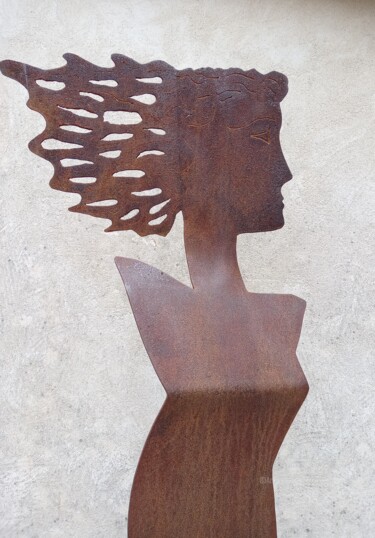 Escultura titulada "FIGURE 200.1" por Philippe Olive, Obra de arte original, Metales