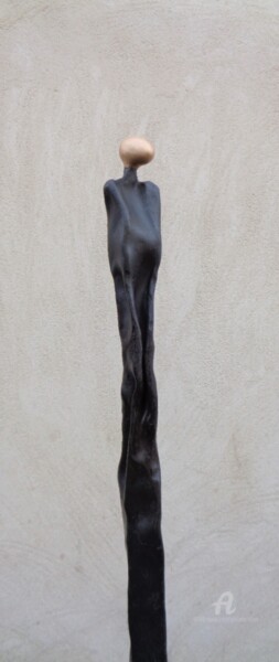 Escultura titulada "FIGURE  80" por Philippe Olive, Obra de arte original, Metales
