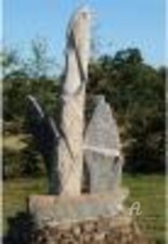 Sculpture titled "SYMPOSIUM St OMER 2…" by Philippe Olive, Original Artwork, Stone