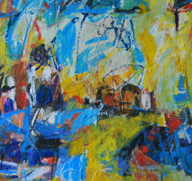 Malerei mit dem Titel "Provence" von Philippe Olivié, Original-Kunstwerk, Öl