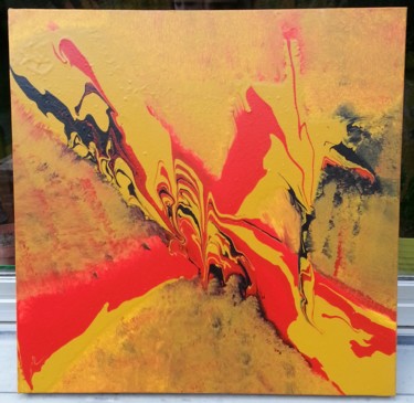 Картина под названием "Phoenix" - Philippe Ostyn, Подлинное произведение искусства, Акрил