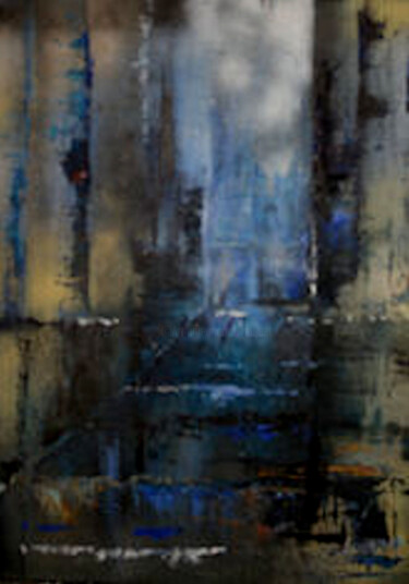 Peinture intitulée "Rue sans nom.jpg" par Philippe Paquet, Œuvre d'art originale, Acrylique