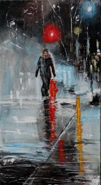 Peinture intitulée "pluviose.jpg" par Philippe Poho, Œuvre d'art originale, Acrylique