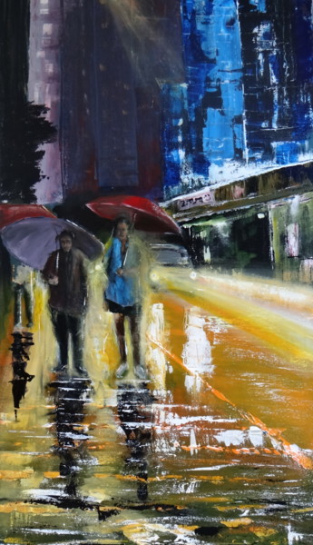 Painting titled "orage-redim.jpg" by Philippe Poho, Original Artwork