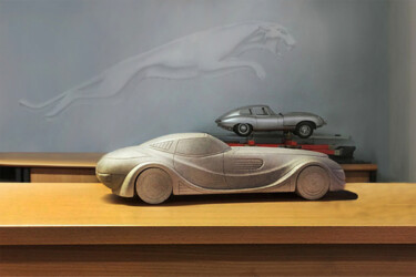 Digital Arts titled "Jaguar, l'excellenc…" by Philippe Renou, Original Artwork, Photo Montage