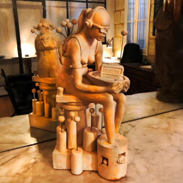 雕塑 标题为“" ONDINE "” 由Philippe Renou, 原创艺术品, 粘土
